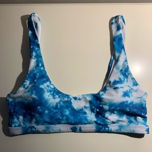 Romwe Tie Dye Bikini Set